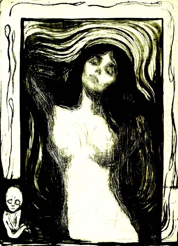 Edvard Munch madonna oil painting picture